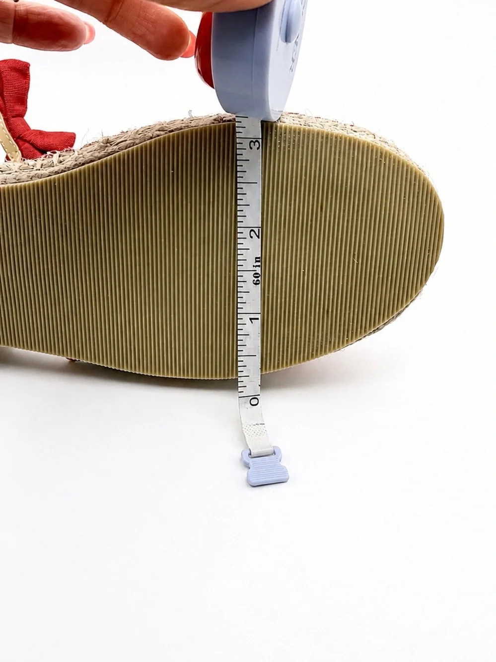 Janie and Jack Girls Bow Espadrille Sandals Red Size 1 Kids Ankle Strap Shoes